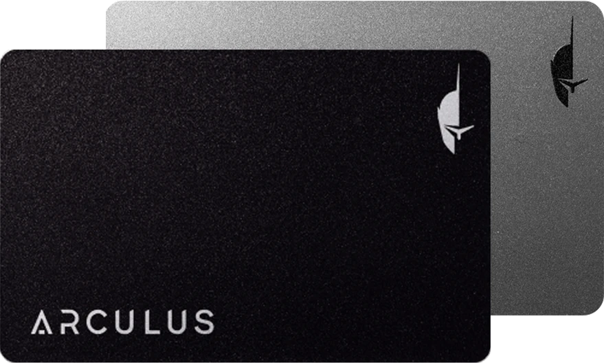 Arculus Key Card with desktop crypto wallet application